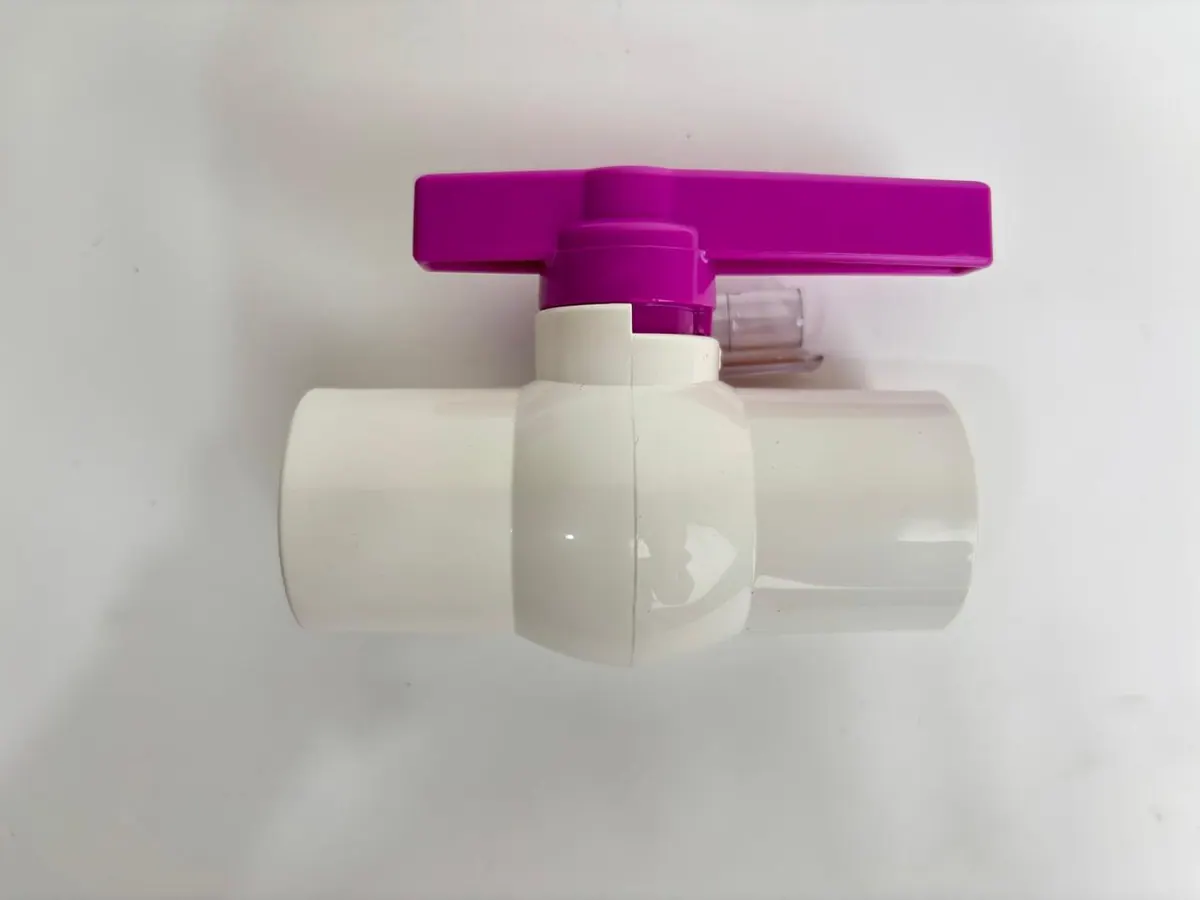 PVC Compact Ball Valve, Plain